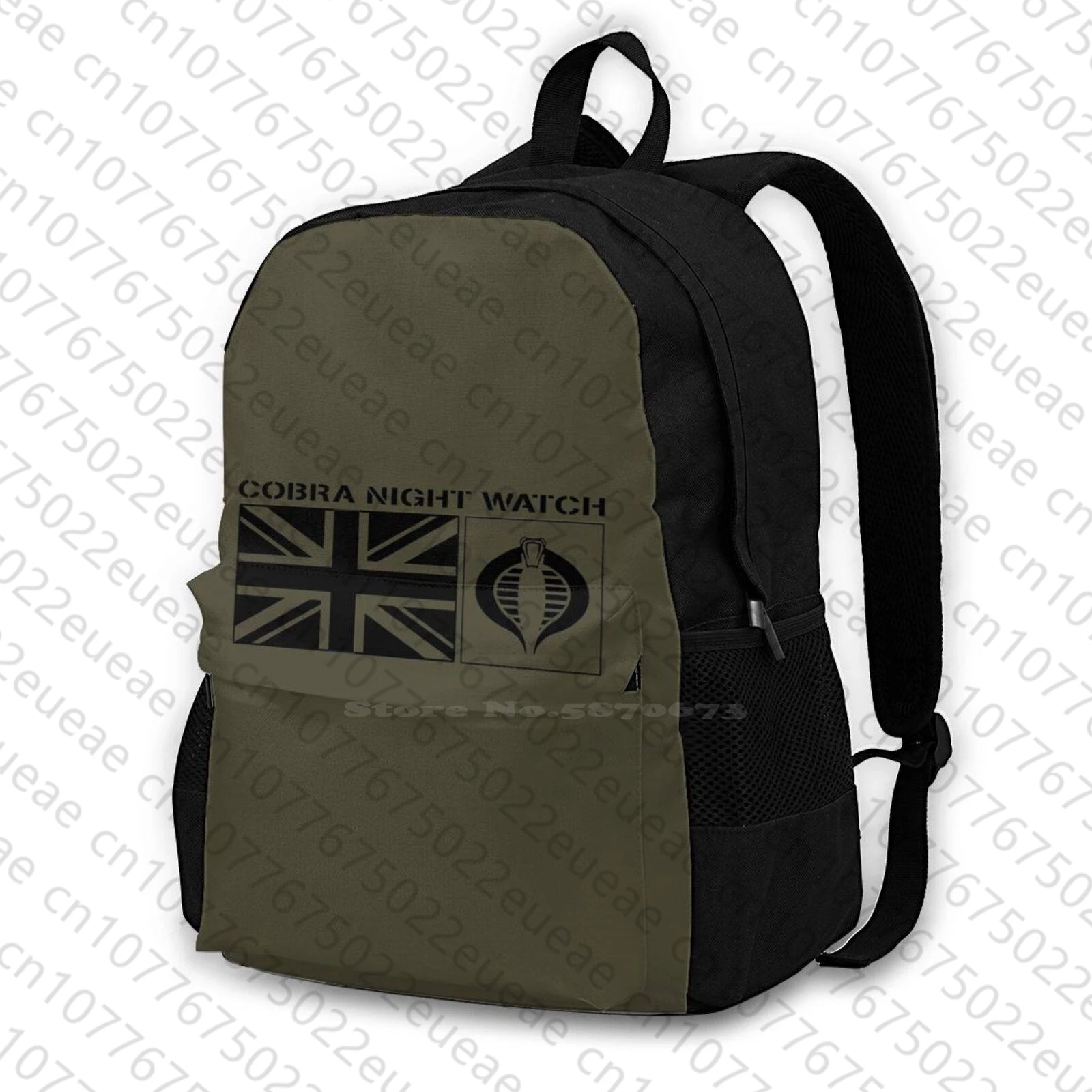 Gi Joe Night Watch British Logo Fashion Travel Laptop School Zaino Bag Gi Joe Gijoes Gi Joes G I Joe 80S Toys Arah Commander