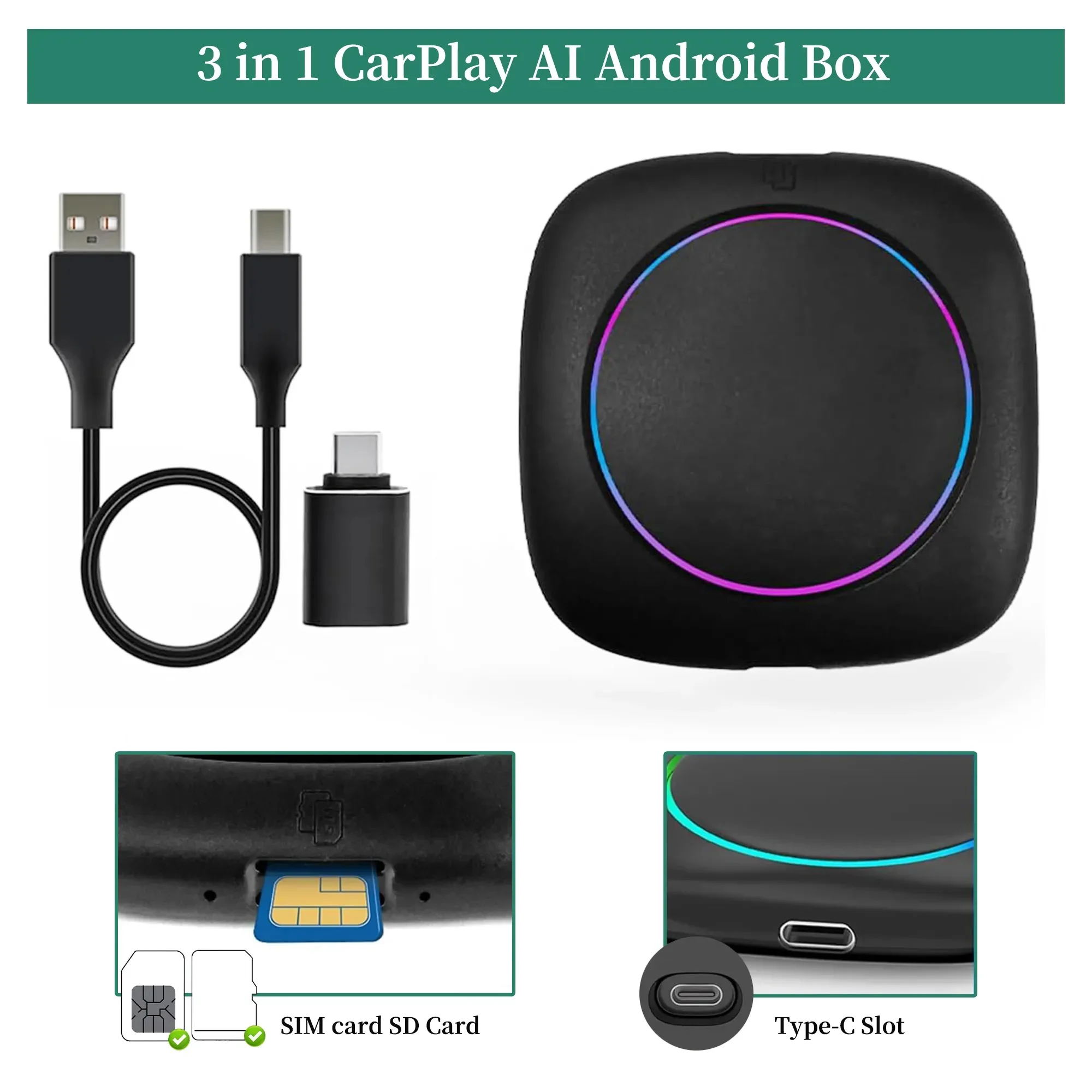 対応機種：ID6、ID7、ID8、ID9（純正ナビ搭載車 BMW AI ボックス id6 id7 ID8 id9 アンドロイド 13.0 システム
