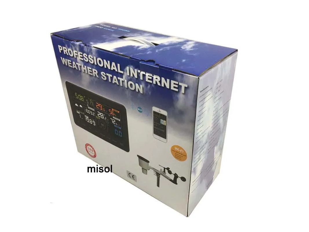 무선 기상 관측소, WiFi에 연결, 웹으로 데이터 업로드, 지하