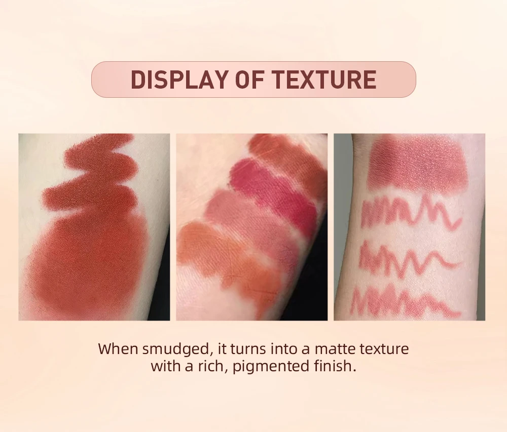 Langhaftendes Lippenstift- Und Lipliner-set In Nude Und Rot_voghion.com