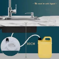1Pcs Liquid Soap Dispenser Pump Stainless Steel Kitchen Sink Hand Pressure Liquid Dispenser Kitchen Hardware Accessories 2