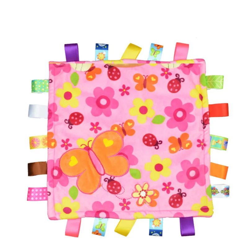 Baby Comforting taggies Blanket Multifunctional baby taggies toys soft toddler Grasping fantoche towel newborn reassure towel baby comforter blanket
