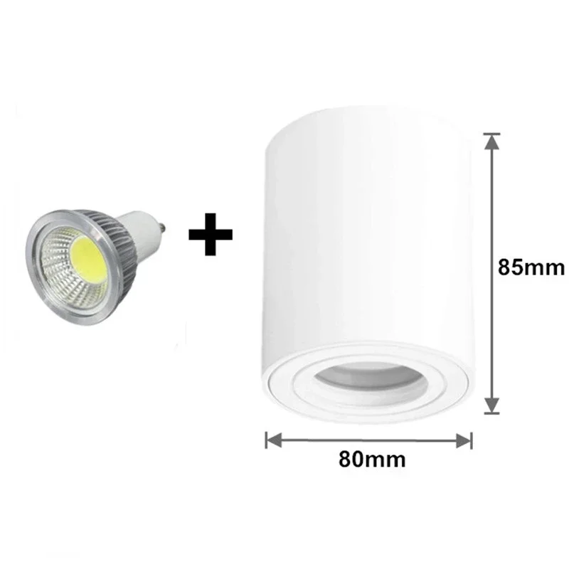Modern LED Round Surface Mount Ceiling Downlight Fixture Lamp