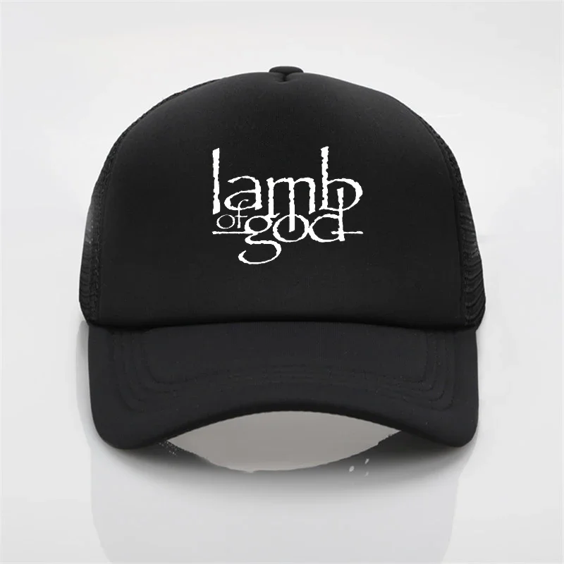 

Fashion net hat Lamb Of God baseball cap Men and women Summer Trend Cap New Youth Joker sun hat Beach Visor hat