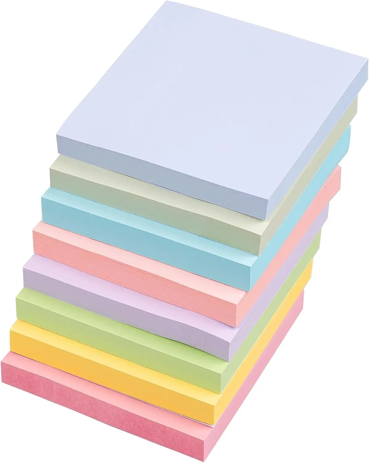 Sticky Notes 3x3 Inches 8 Pads 800 Sheets 8 Color Sticky Note Pads Premium Sticky Pads Notes Bulk