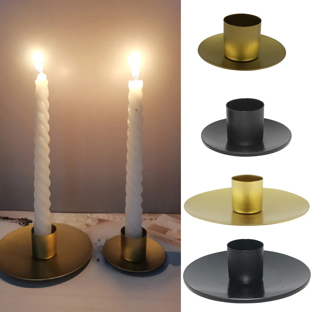 

Candle Holder Metal Candlestick Retro Desktop Decor Festival Candelabra Art Gift Home Candle Holder For Home Coffee Shop Hotel