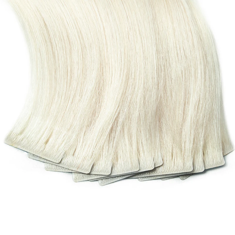Invisible Tape Hair Extensions Mchine Remy Seamless Hair Extensions 20pcs Invisible Weft Human 12-22" Tape ins