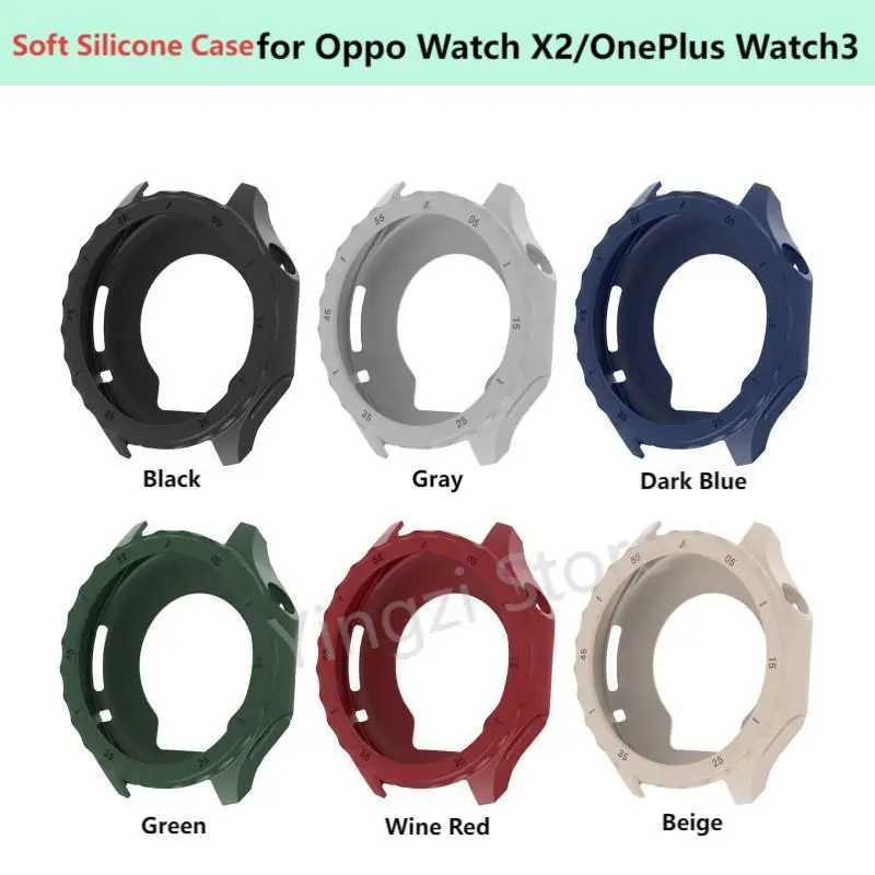 Soft Silicone Hollow Case - Premium Watch Bumper Cover Protector Shell