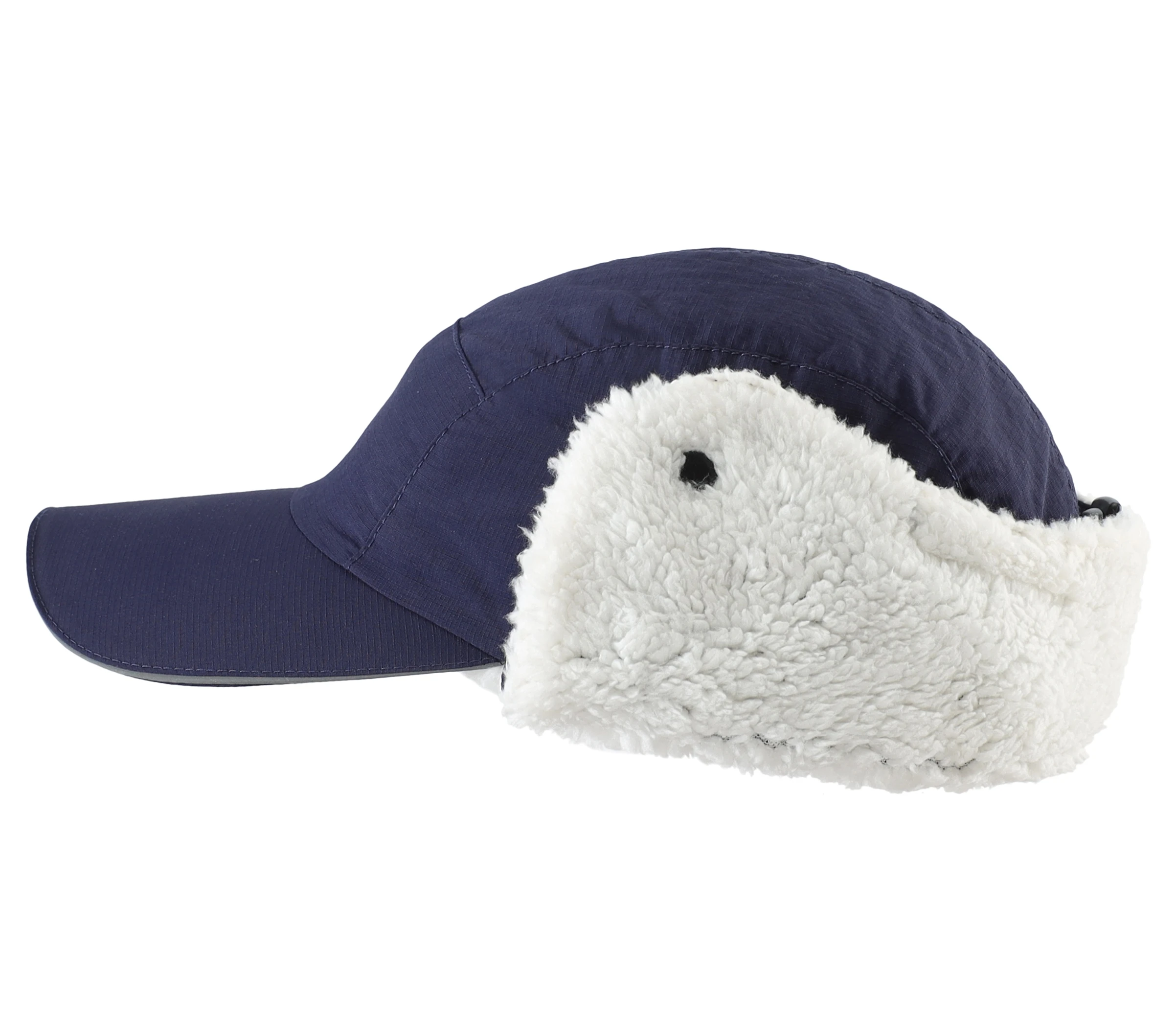 Connectyle Winter-Ohrenklappenmütze für Herren und Damen, mit Sherpa gefütterte Baseballkappe, wasserabweisend, reflektierend, verstellbar, warm, Sportmütze – Detail 28