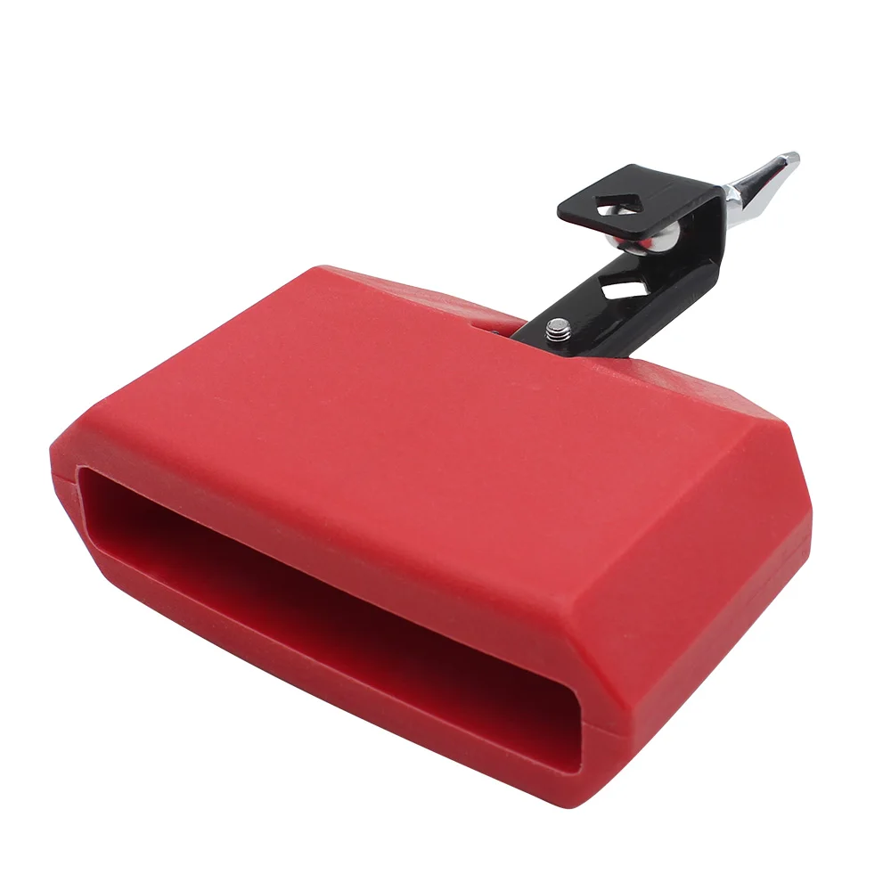 Cowbell Color Drum Cowbell Clapper Set Pitched Durable Treble Jazz Drum ABS Bell Percussion Drums Part Accessories