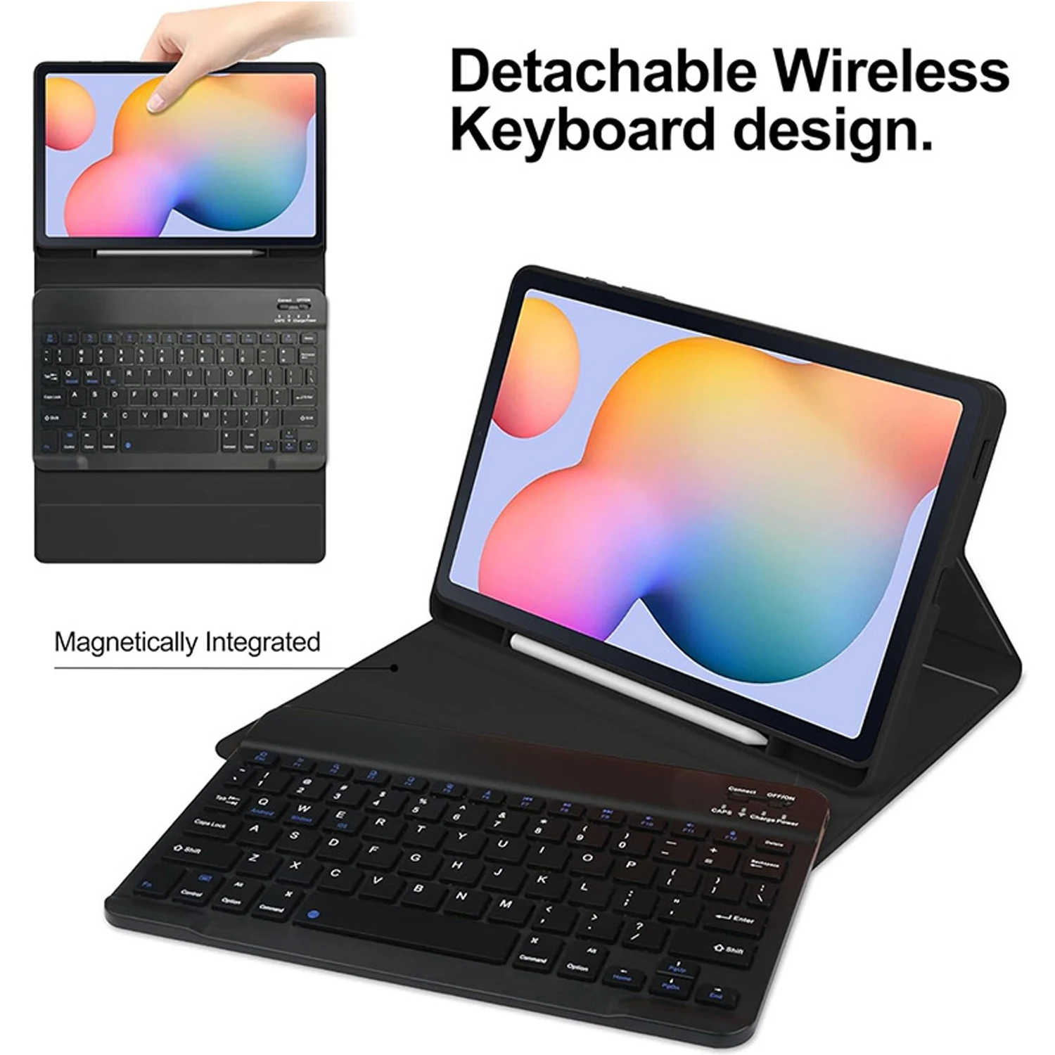 Slim-Fit Keyboard Case with Detachable Cover