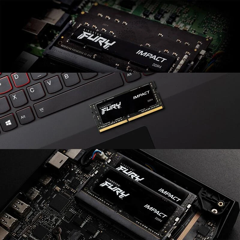 Barrettes RAM SODIMM Kingston DDR4 – 4Go, 8Go, 16Go, Fréquences Variables