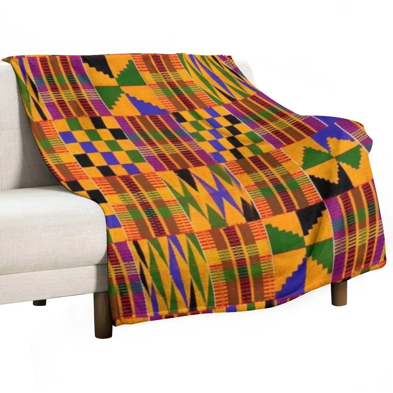

Kente Patterns, Ornament Throw Blanket Baby Blanket Thermal Blanket Blanket Luxury Sofa Throw Blanket