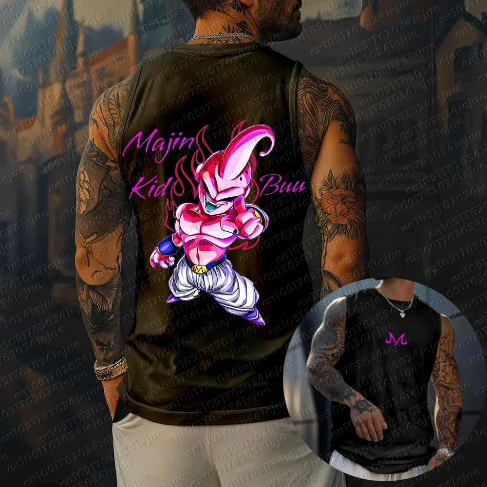 Dragon Ball Vegeta Weste für Herren und Damen, Gleiches Modell 2026, Sommer Fitness-Training Top, Tägliche Kleidung, Vielseitig, Bequem und Atmungsaktiv – Detail 5