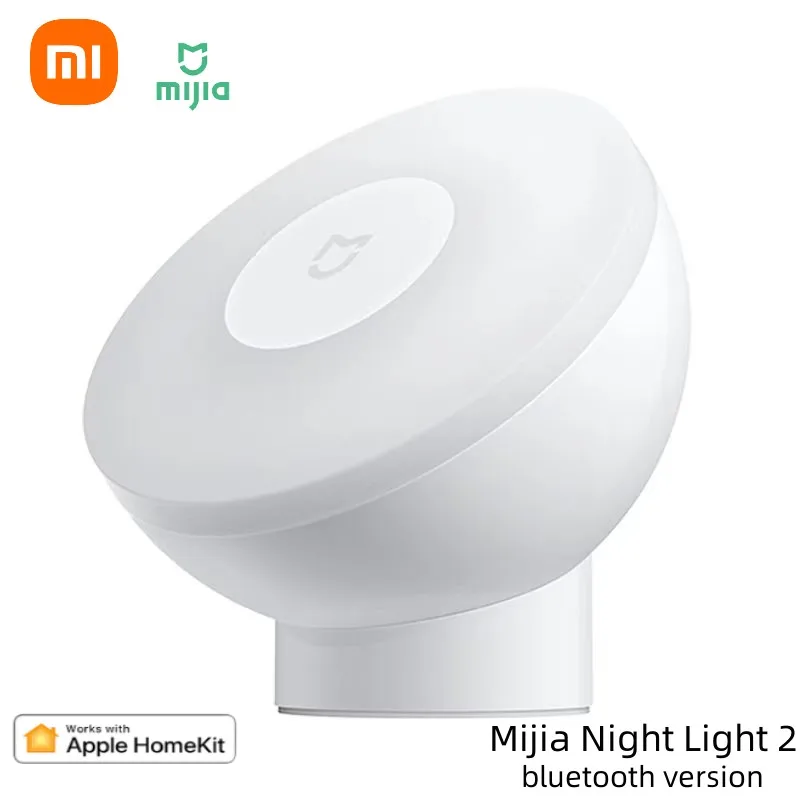 

Xioami Mijia Night Light 2 Bluetooth Version Adjustable Brightness Infrared Smart Human Body &Light Sensor Work with Mi Home App