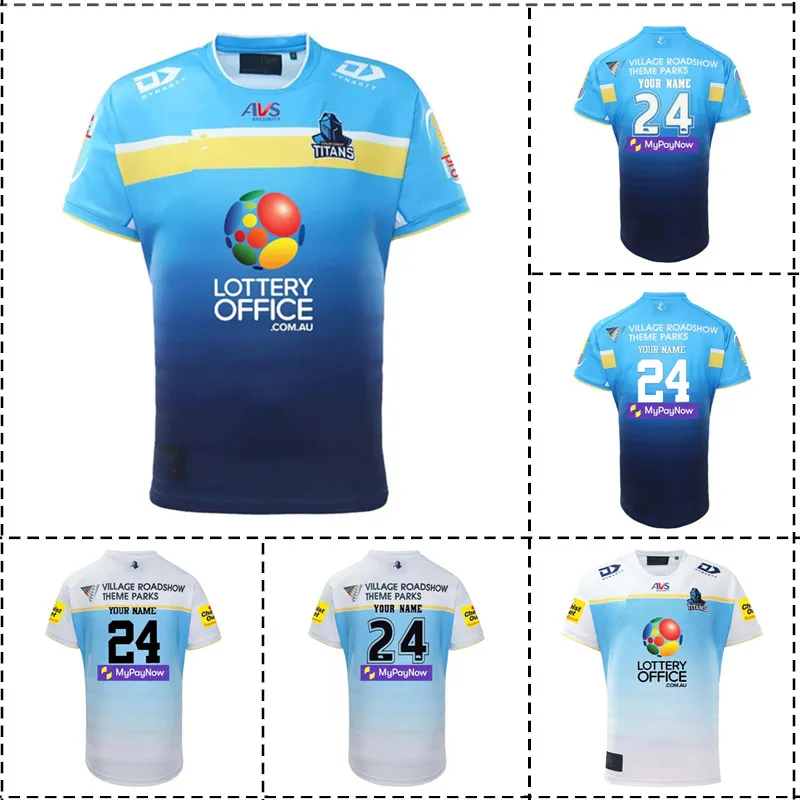 

2024 Titans Home / Away Rugby Jersey - Mens Size: S-5XL （Print Custom Name Number）Top Quality