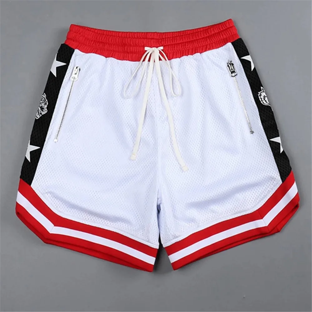 2022 new Men's Casual Shorts Summer New Running Fitness Fast-drying Trend Short Pants Loose Basketball Training Pants