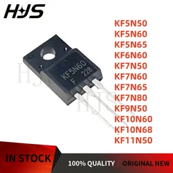 10 - Pack High - Quality TO - 220F Transistors - In Stock (KF7N80)