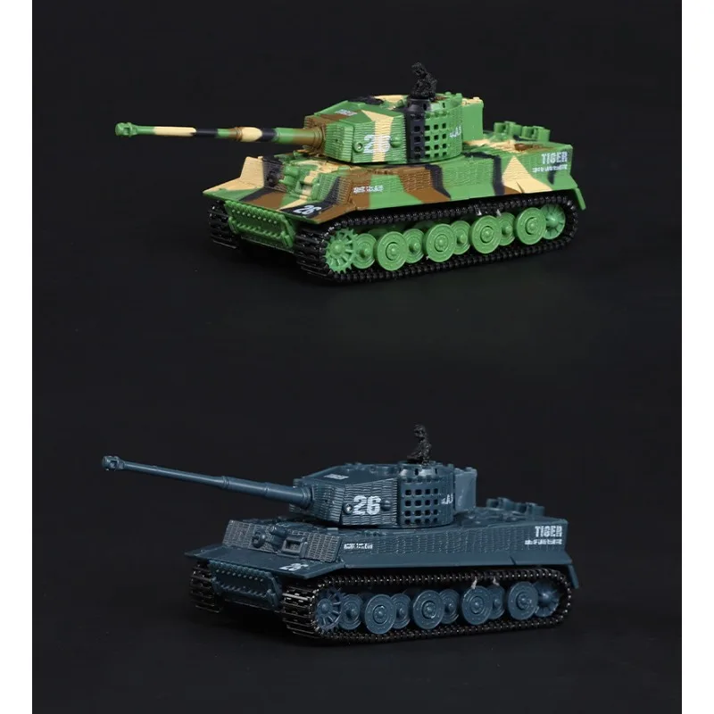 1:72 Mini 2.4G Remote Control Tank Model,Tiger Simulation Military,adjustable Speed Turret 360° Rotation,rc Tanks Toys for Boys 6