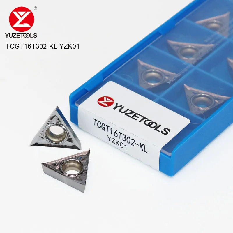 

10PCS TCGT110202 TCGT110204 TCGT16T302 TCGT16T304 External Turning Tools Carbide Inserts CNC Lathe Aluminum Turning Tools
