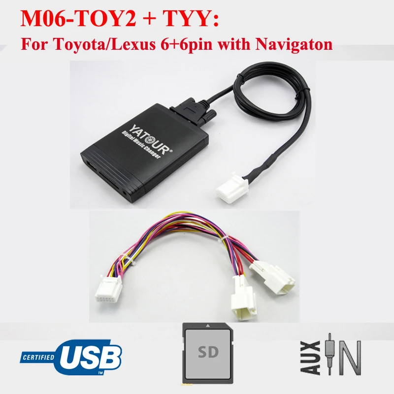 YatourcarradioMP3playerforToyotaLexus6+6PINradioswithNavigationSystem-AliExpress
