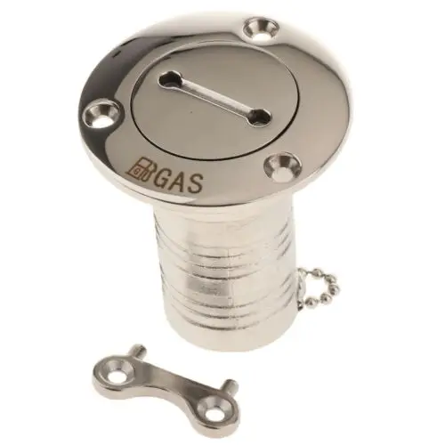 

1.5" 38mm Fuel Boat Marine Deck Fill / Filler Tank Cap Stainless Steel With Key