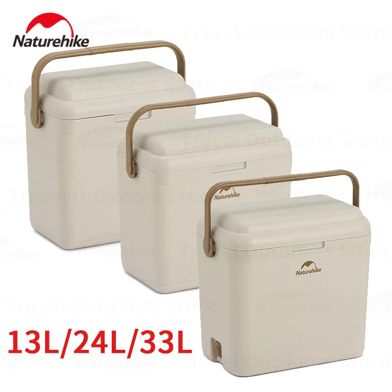 Naturehike 13L/24L/33L Outdoor Insulation Box 3 In 1 Food Drink Cooler Box Camping Portable
