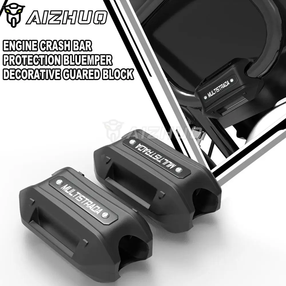 

FOR DUCATI MULTISTRADA 1200 1200S MULTISTRADA 1260 1260S Motorcycle Engine Crash Bar Protection Bumper Decorative Guard Block