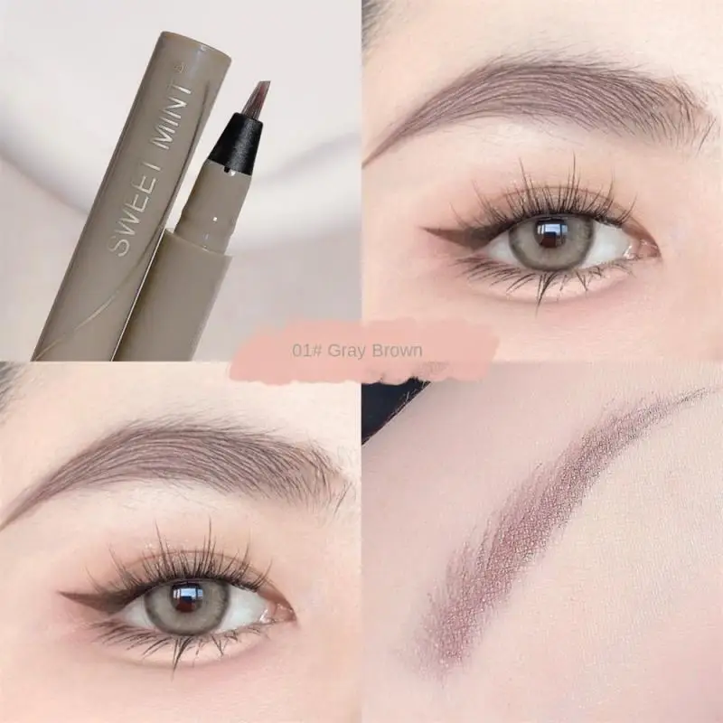 

Liquid Water Eyebrow Pen Ultra Thin Flat Head Waterproof Durable Root And Root Cleaning Wild Eyebrow Waterproof Tattoo Eye Brow