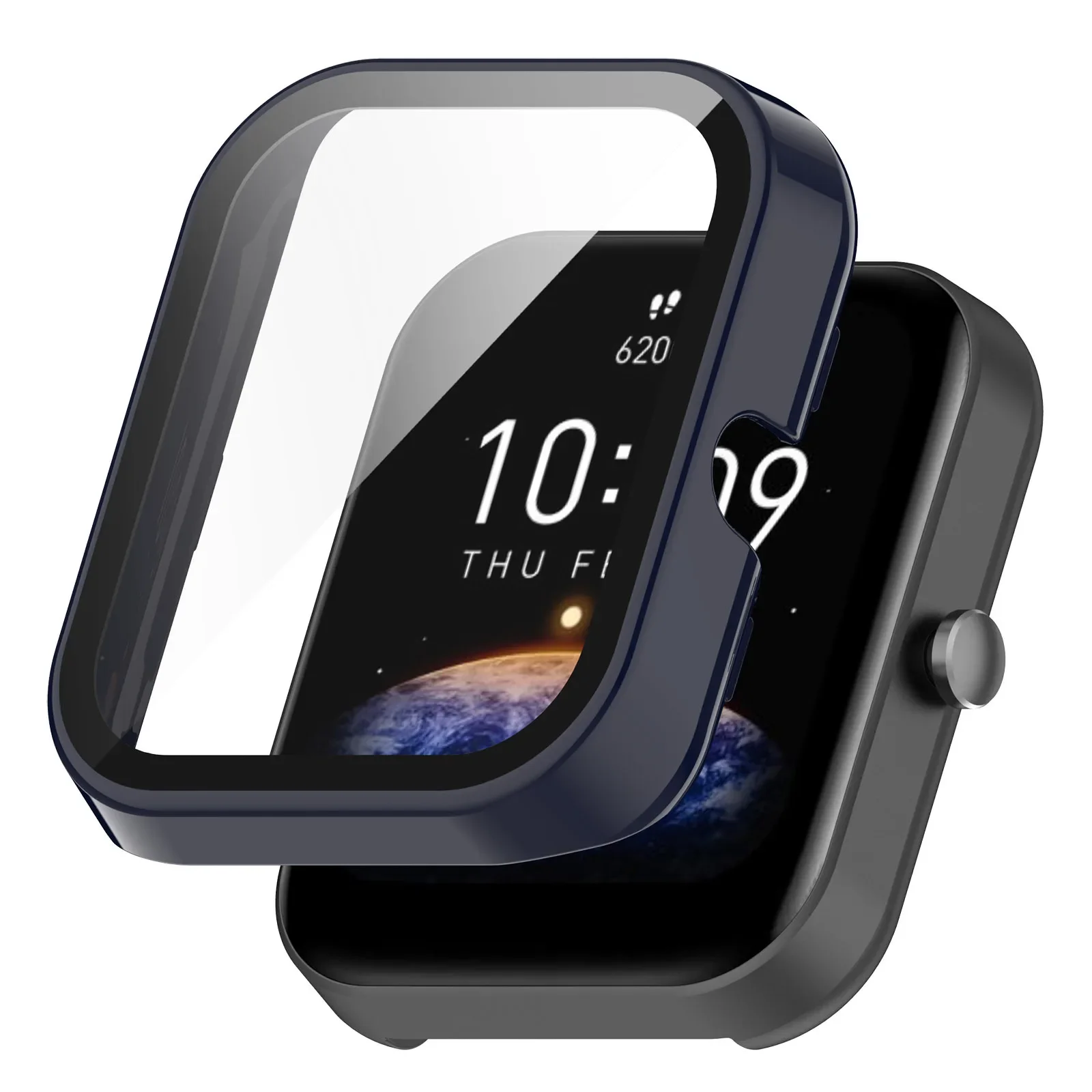 Amazfit Bip 3 Pro Smartwatch Protective Screen Cover and Bumper Shell