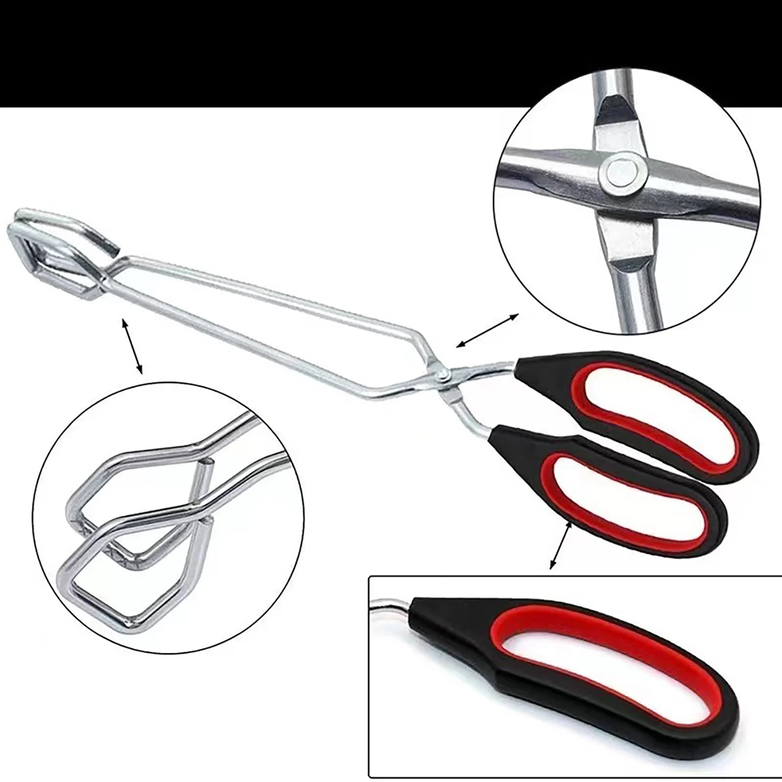 2 PC Stainless Steel Food Tongs