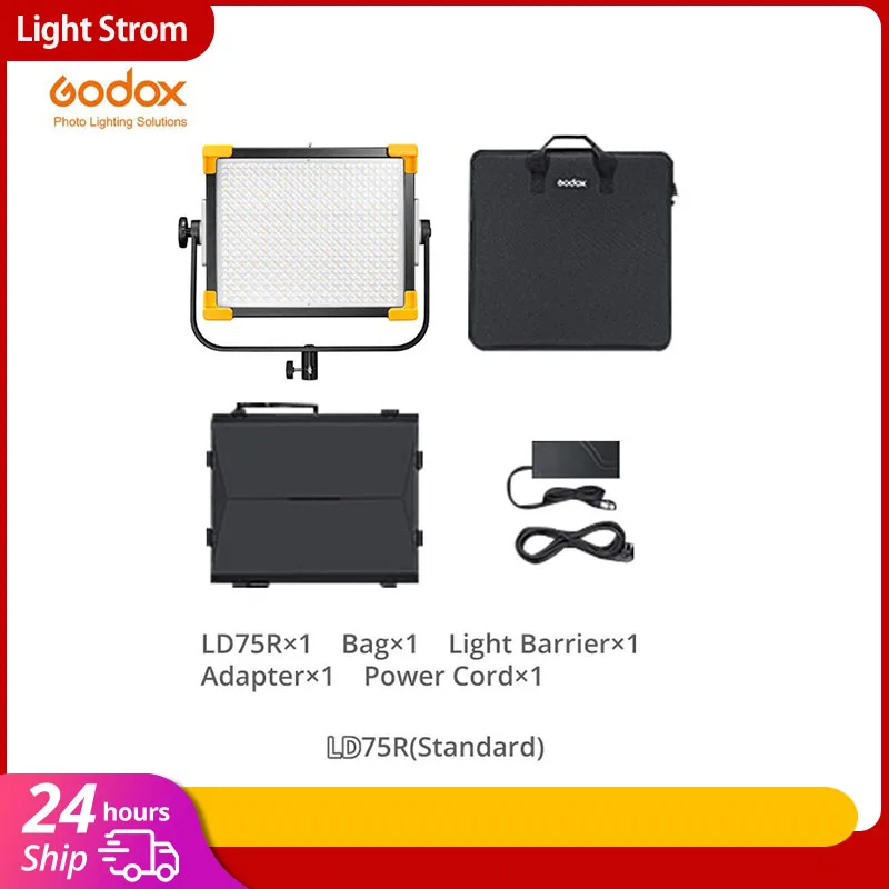 Godox LD75R LD150R LD150RS RGB LED 패널 조명, 뉴스 라이브 비디오 라이트 앱 및 DMX 제어