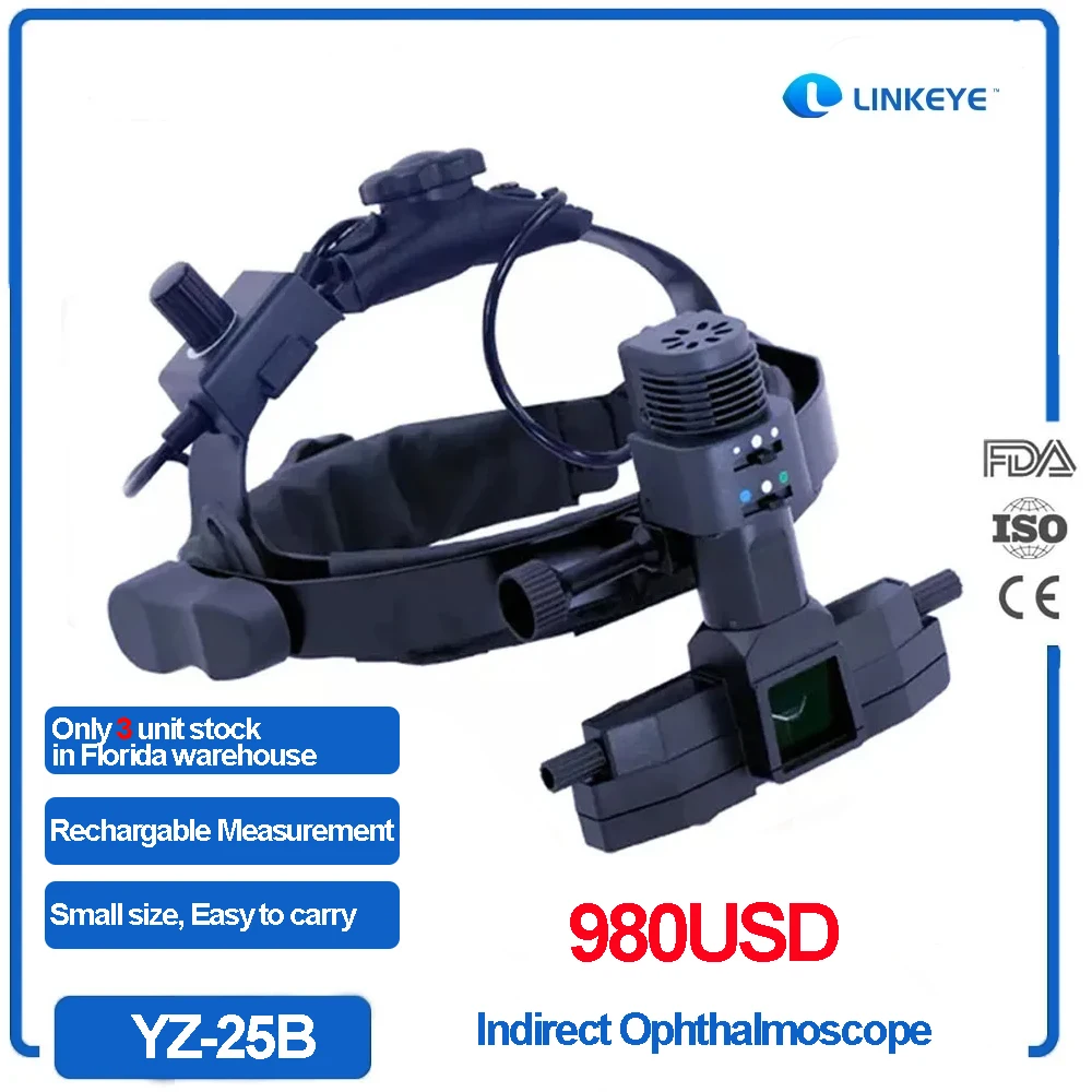 

LINK Brand Non-Contact Indirect Ophthalmoscope Retinoscope Rechargeable Ophthalmic YZ-25B Optical Instruments