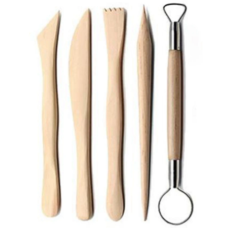 Pottery Tools 30-Piece Roll Package Crafts Carving Pottery Clay Tools Diy Art Multifunctional Combination wood routers for sale