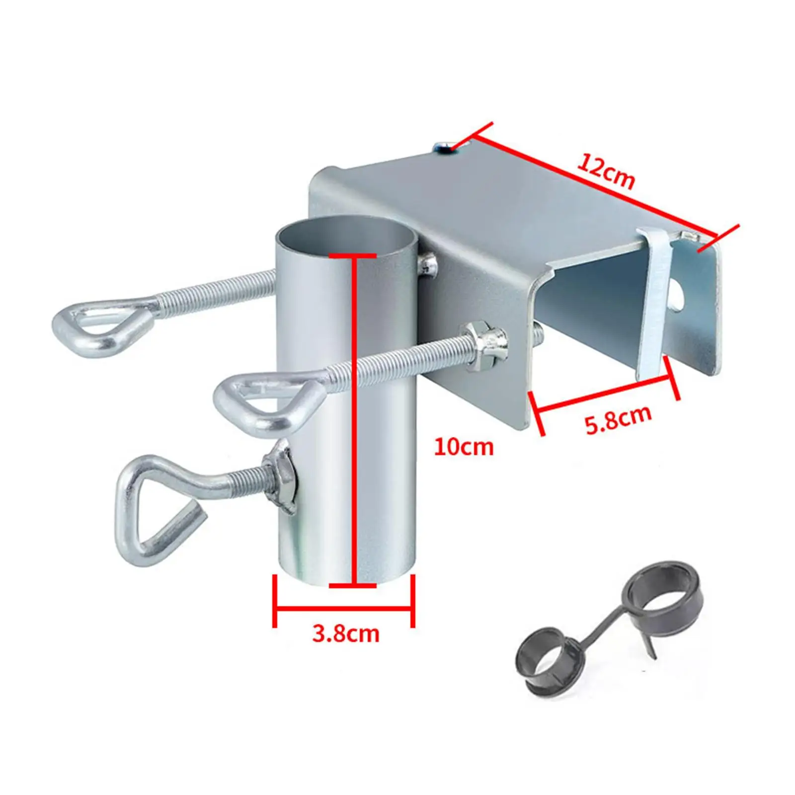 Patio Umbrella Clamp Garden Umbrella Fixed Bracket for Pool Bench Fence umbrella clamp