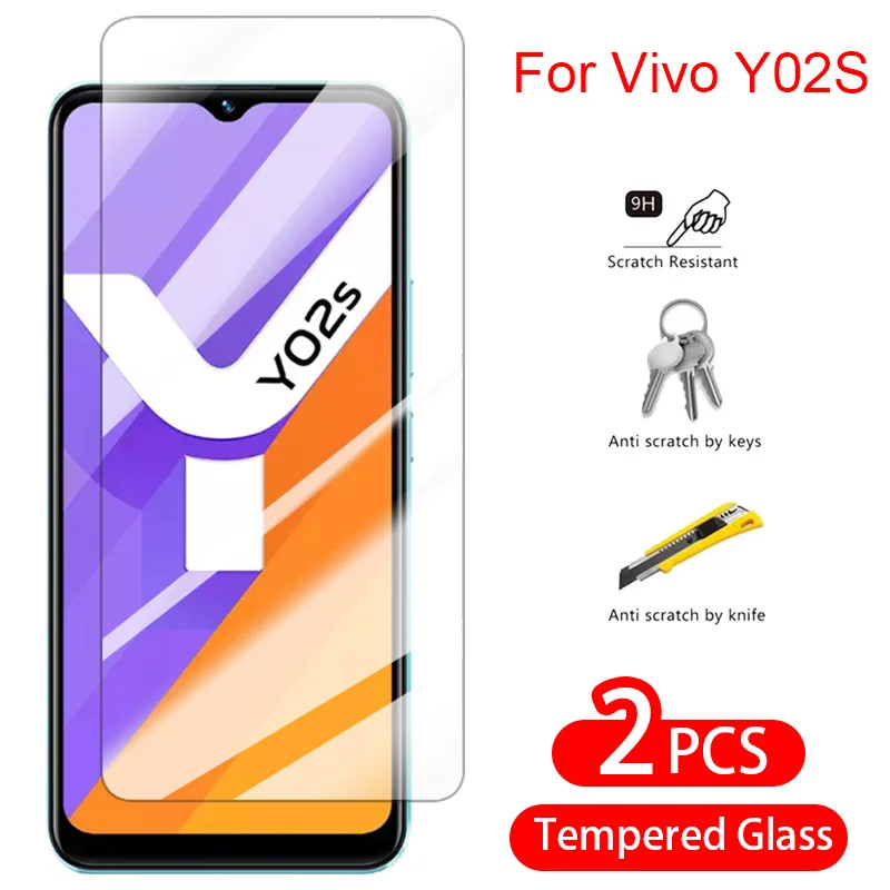 

For Vivo Y02s Y01A Y30 Y35m Y16 Y22s Screen Protector Clear HD 9D Tempered Glass Flim Front Flim For Vivo Y02s Y01A Y30 Y35m Y16