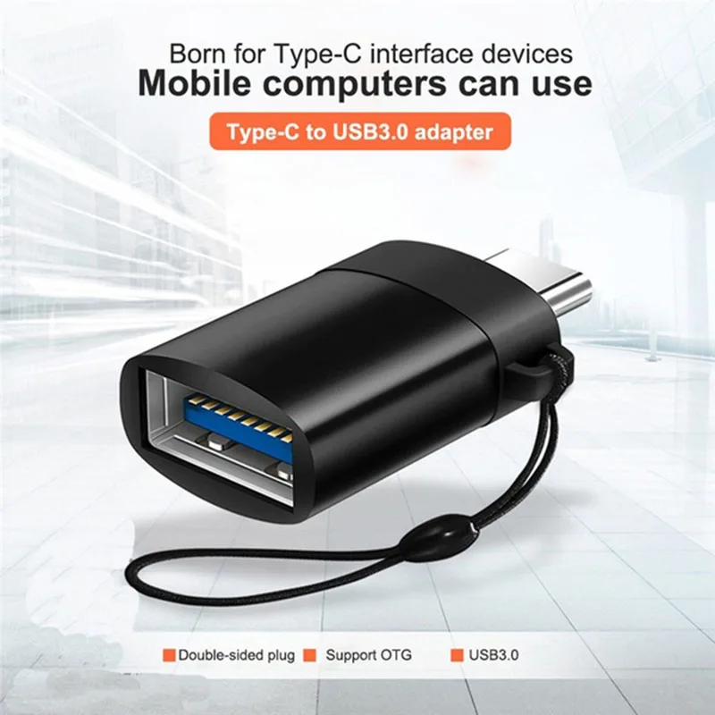 

Переходник с Type C на USB 3,0 OTG, переходник с USB C «папа» на USB «Мама» для Macbook Air Pro Samsung S21 Huawei C Mouse OTG Plug