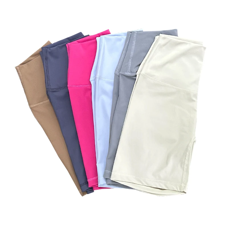 Women Sports Shorts High Waist Yoga Slim Fit Butt Lift Gym