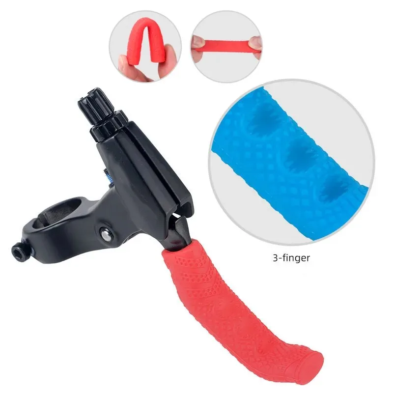 Description Picture 5 of item2PCS Bicycle Brake Handle Cover Silicone MTB Grips Bike Handlebar Protector Cover Anti-slip Cycling Protective Gear Accessories