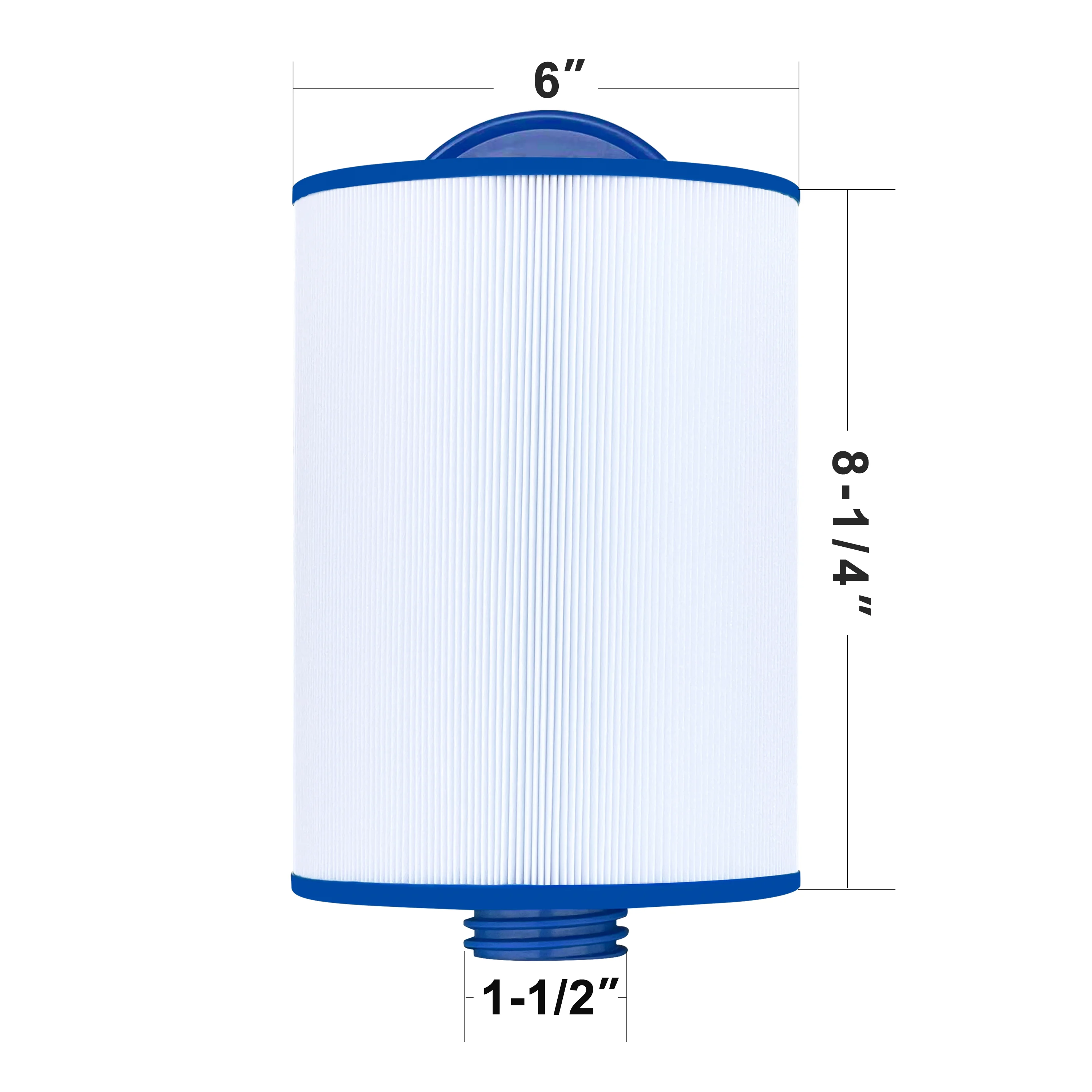 2pack  spa filter  hot tub filter, for Unicel 6CH-940,  Filbur FC-0359, pleatco PWW50P3,1 1/2" Thread Screw, 45 SQ.ft .C 3