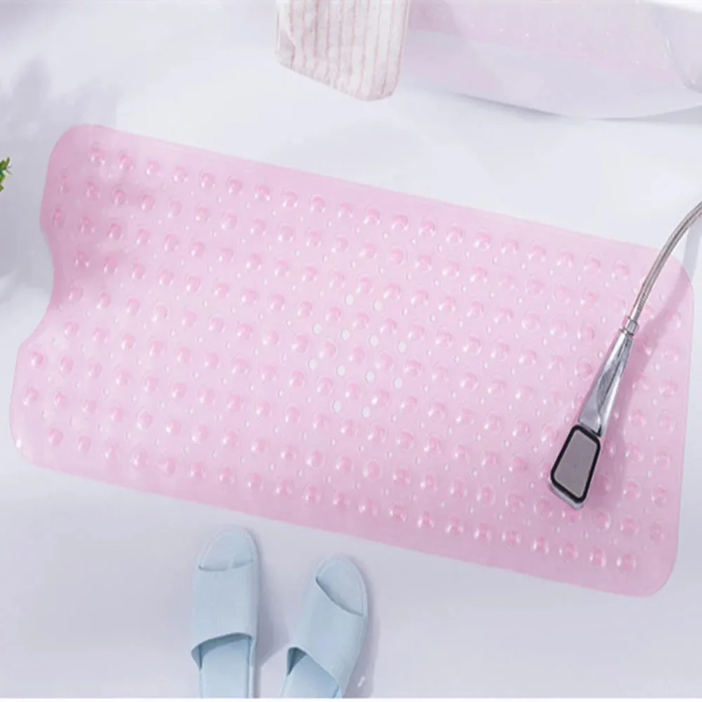 Large Anti-Skid Bathtub Mat with Suction Cups – Non-Slip Soft Surface for Bathroom Safety and Comfort