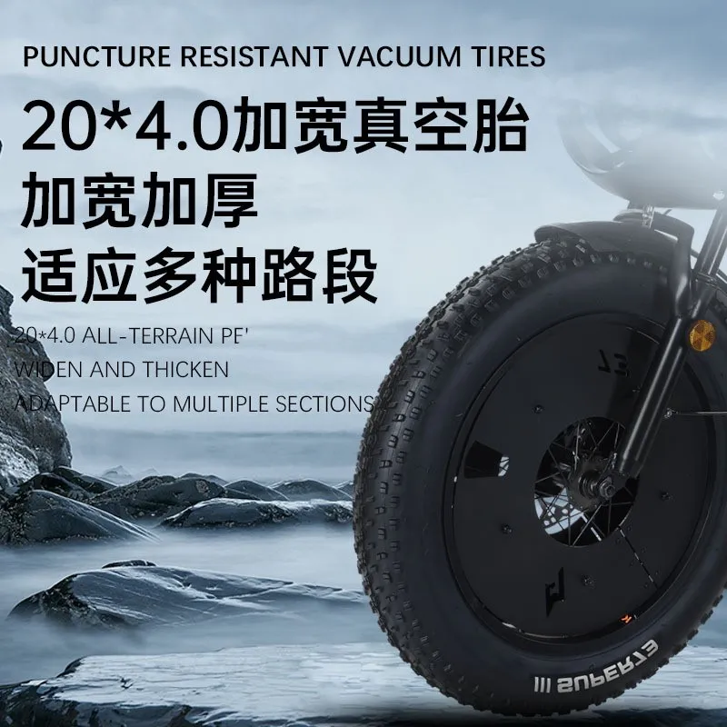 Электрический горный велосипед Super 73 Rx Black Warrior Snowmobile Off Road Electric Mountain Bike
