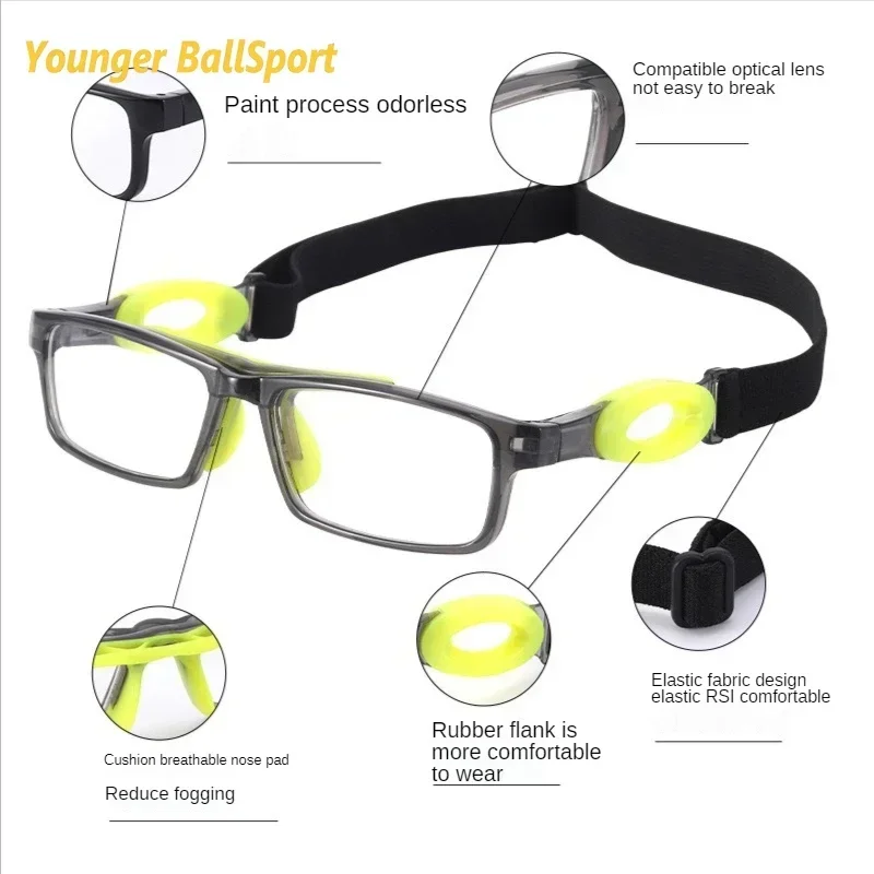 Basketball Sport Eyewear Football Eye Anti-Collision Glasses Removable Training Goggles Cycling Glasses Customizable lenses cycling glasses sports glasses sports goggles safety glasses