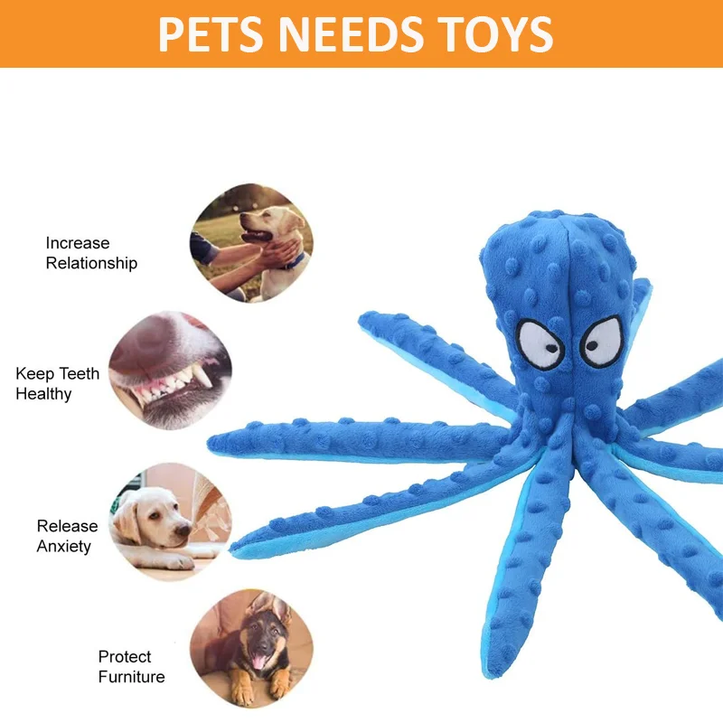 Octopus Dog Toy 2