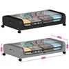 Underbed Clothing Storage Bag Organizer Wardrobe Clothes Dust Moisture-proof Finishing Bag Foldable Storage Box with Wheel 2