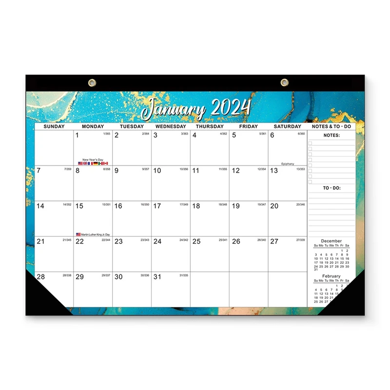 

2024 Calendar Doodle Hanging Wall Calendar Desk Calendar 16.9X12 Inches Durable Easy Install