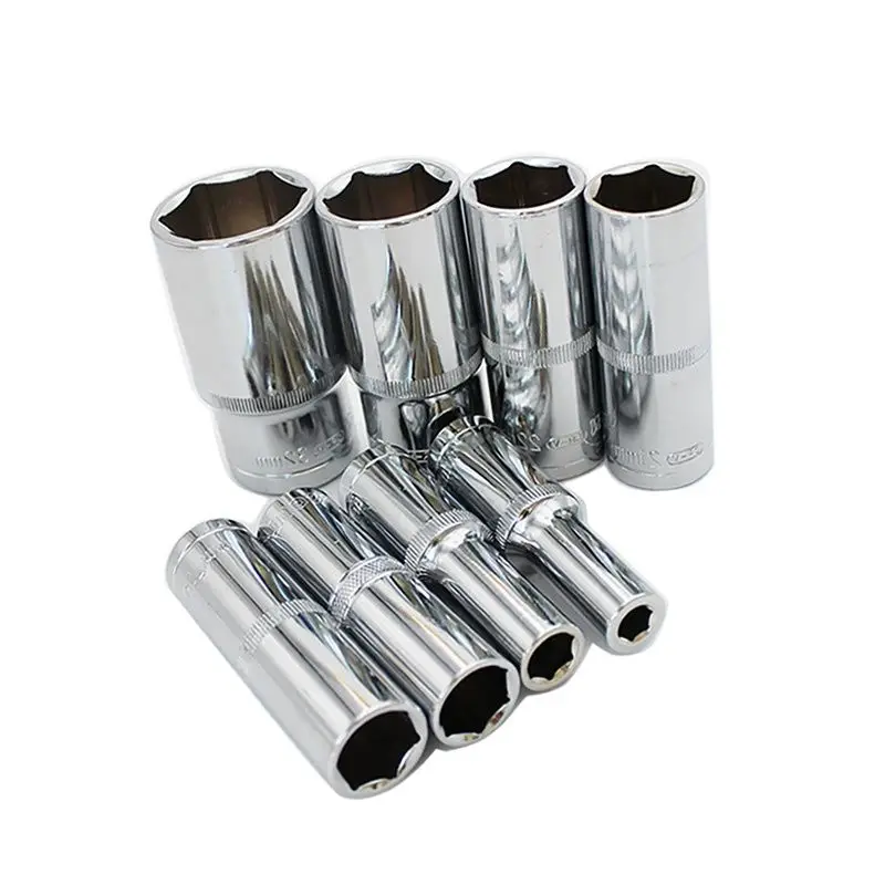 

6 Point Deep Socket Set 8mm 9mm 10mm 11mm 12mm 13mm 14mm 15mm 16mm 17mm 18mm 19mm 20mm 21mm 22mm 24mm 27mm 30mm 32mm