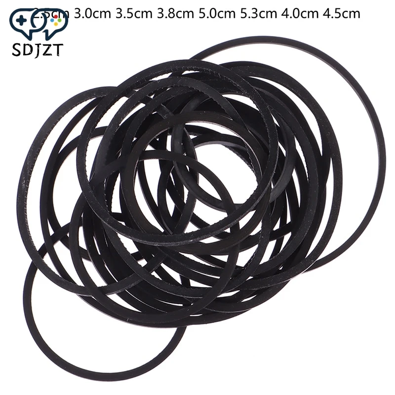 20 Pz/Set Mix Cassette Tape Sostituzione Gomma Cd Dvd Cassette Tape Recorder Giradischi Strap Belt Per Cd-Rom Video Machines Nuovo