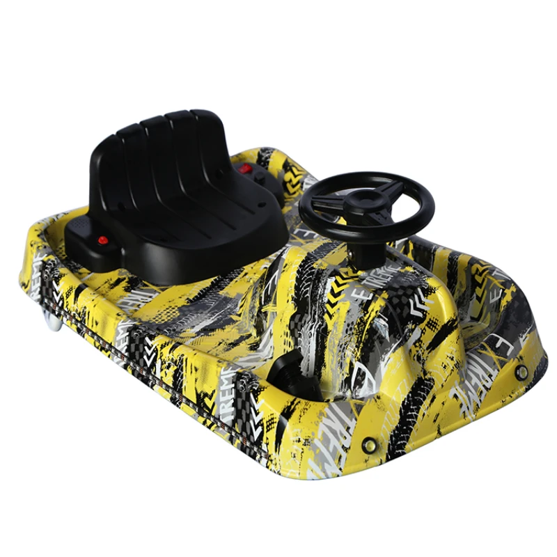 Electric Crazy Go Kart Ride On Car For Big Kids Età 6-12 Drive Toy 24V Servosterzo Ruote Sit And Spin Crazy Drift Cart