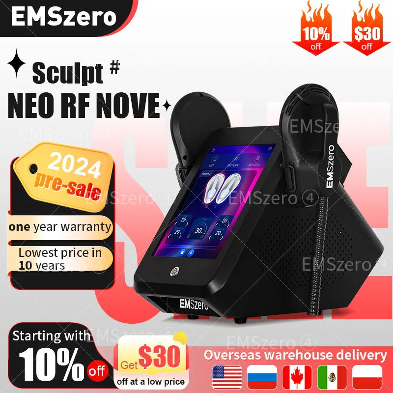 EMSzero EMS MUSCLE STIMUL Machine Body Sculpt HI-EMT Neo RF Tesla Weight Lose Electromagnetic Pelvic Slimming DLS-EMSLIM 2024